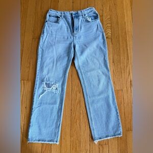 Abercrombie & Fitch Light Blue Straight Leg Jeans